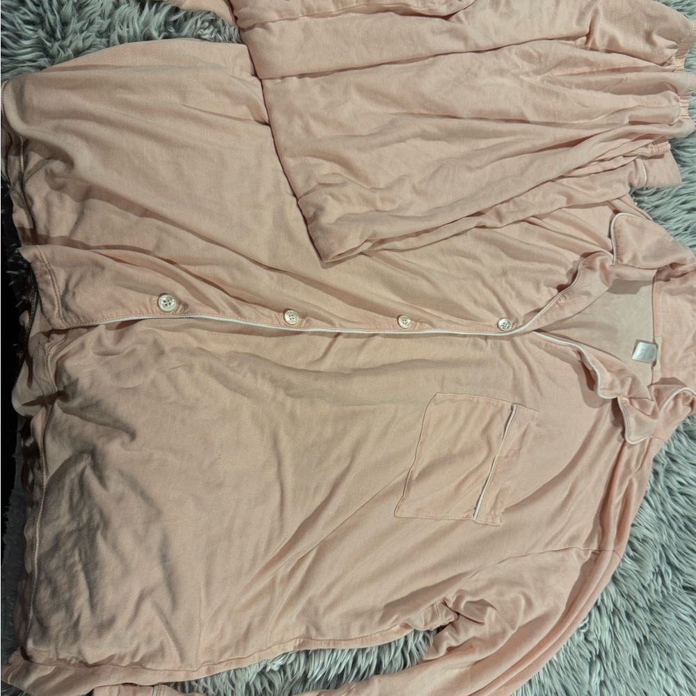 Eberjay Soft Pink Button up pajamas